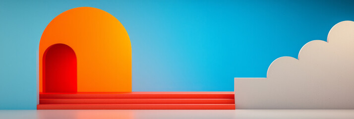 A refined dimensional space where art reinvents itself through structured transitions and visual