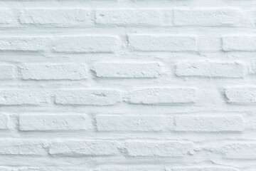 Brick wall painted white color, Abstract background.