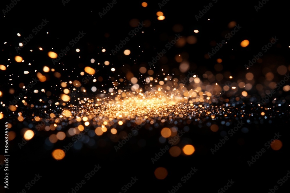 Aufkleber bright sparks illuminate a dark space, creating a magical and enchanting atmosphere full of shimmeri