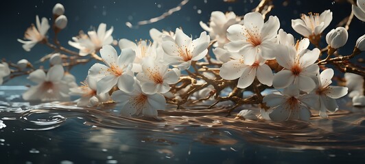 Epic jasmine Flower War Beauty Nature, ai generative