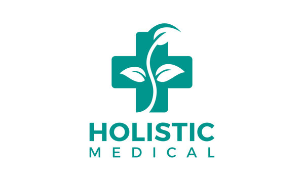 Holistic medical health logo design, medical icon with natural tree, mental health logo, modern herbal logo, herbal medicine, wellness tree therapy for body mind caregivers wellbeing rehabilitation