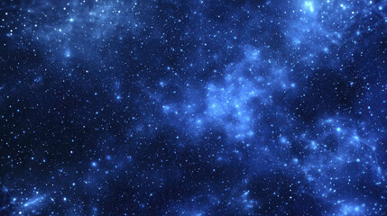 Fototapeta premium Mesmerizing starry night sky with bright stars and cosmic clouds
