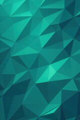 Fototapeta premium Abstract triangular pattern in shades of blue and green with a dynamic and modern geometric design, blue, triangles