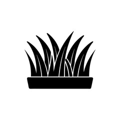 creative details Grass Patch Icon vector illustration