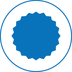 Badge icon vector