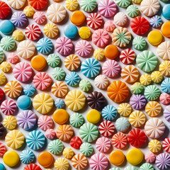Fototapeta premium Colorful Candy Background