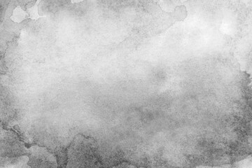 Grey abstract background in watercolor