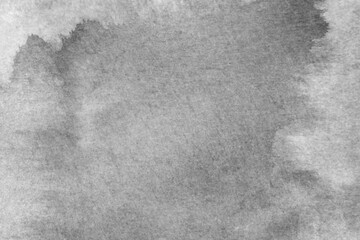 Gray abstract background in watercolor