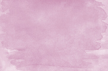 Hand painted pink watercolor background.