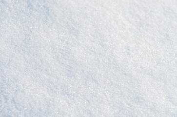 background white of fresh snow