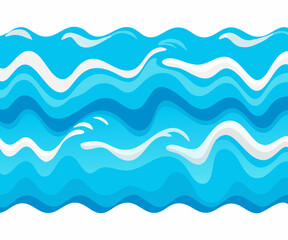 Abstract Blue Water Pattern Background