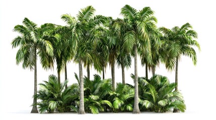 Obraz premium Green Palm Trees Collection