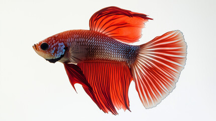 Fototapeta premium Fin shaped betta fish, king of shining fins betta fish, matching fins betta fish, bright fins betta fish, fin magician betta fish