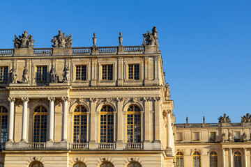 facade of the Palace of Versailles