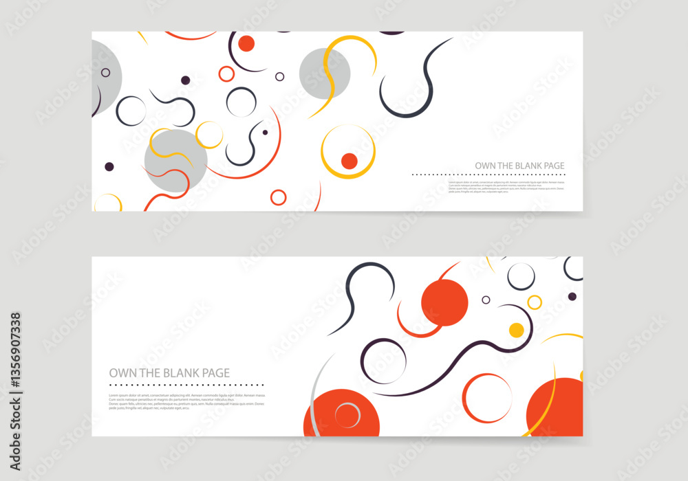 Poster Graphic shape design vector background. Abstract geometric modern backdrop for flyer or brochure