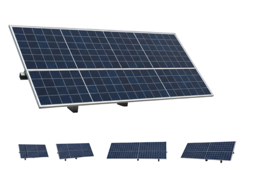 High-Efficiency Solar Panel Design Showcasing Multiple Angles, Ideal for Renewable Energy Projects and Sustainability Concepts in Modern Architecture