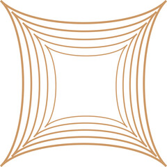 Aesthetic Minimalist Lined Shape