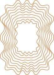 Aesthetic Minimalist Lined Shape