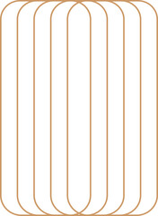 Aesthetic Minimalist Lined Shape