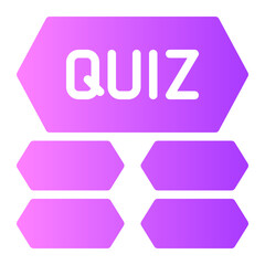 quiz gradient icon