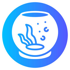 aquarium gradient icon