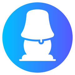 table lamp gradient icon
