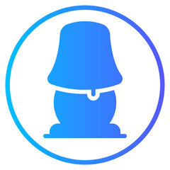 table lamp gradient icon