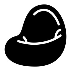 beanbag glyph icon