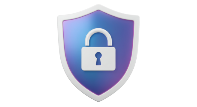 Isolated Security Shield with Lock