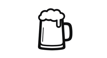 Isolated Beer Symbol