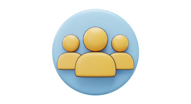 Isolated Teamwork Symbol Icon