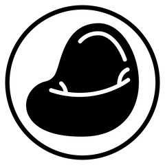 beanbag glyph icon