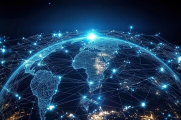 A futuristic digital illustration of a glowing disk against a dark background with neon lights emitting from the edges.