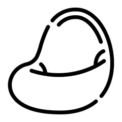 beanbag line icon
