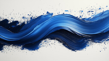 Blue wave background