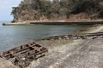 第146震洋隊基地跡　日本の歴史　第二次世界大戦　史跡　宮城県