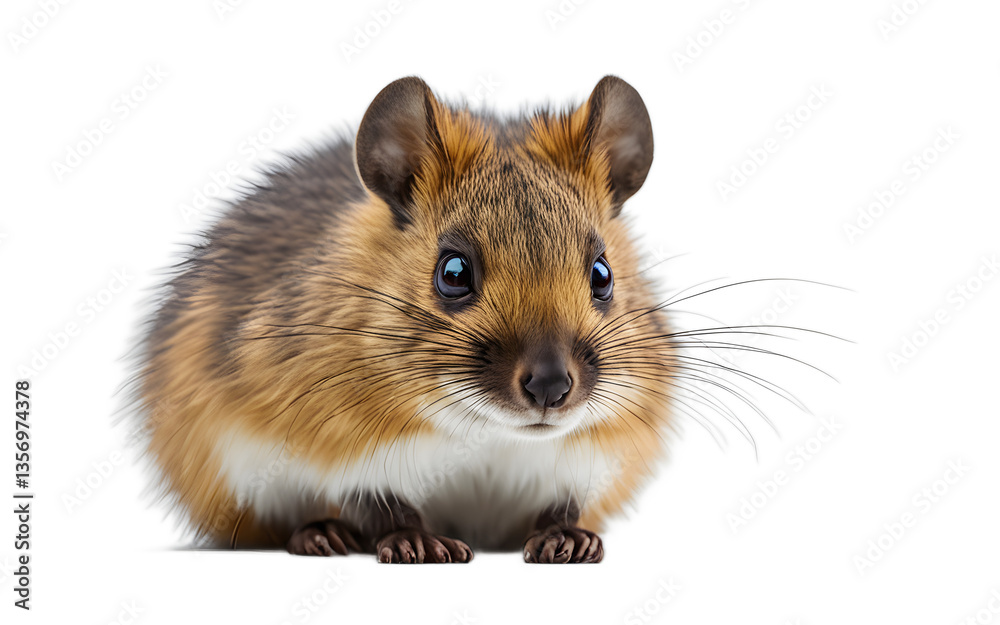 Poster Zorilla isolated on a empty plain background
