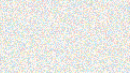 Colored Halftone Raster Design for Text