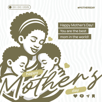 heartwarming mothers day event banner template