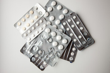 Medical tablets in packaging, pharmacology