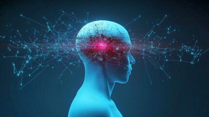 Users connect emotions through advanced neural implants in a futuristic healthcare landscape