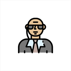 businessman with headset