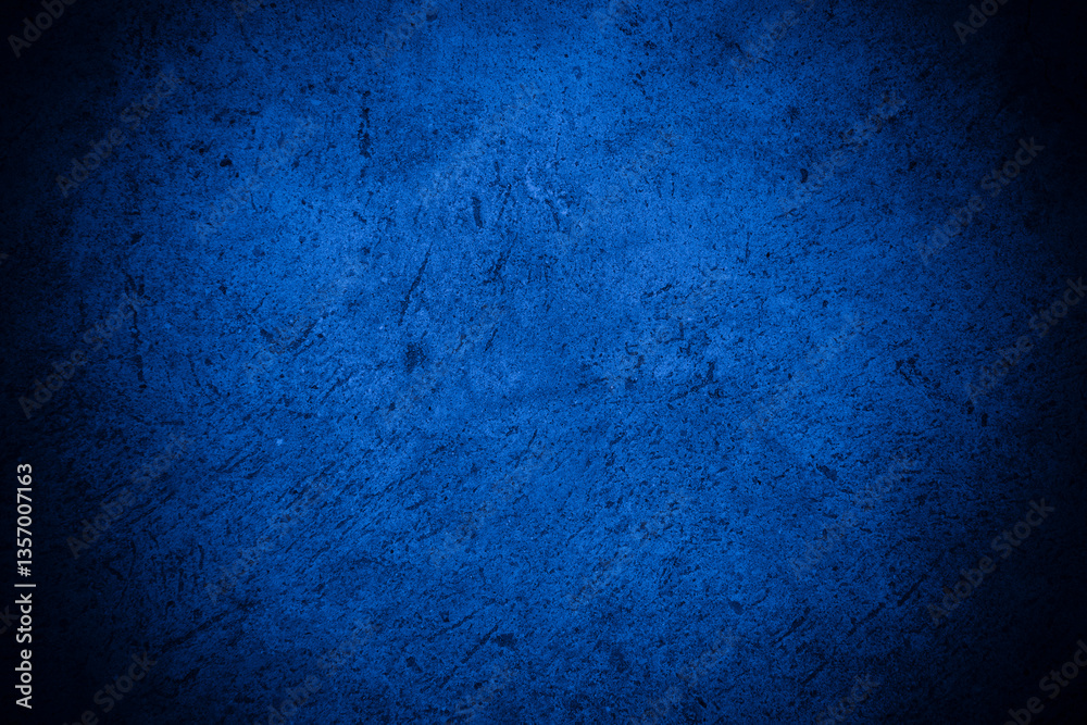 Poster old wall pattern texture cement blue dark abstract blue color design are light with black gradient b
