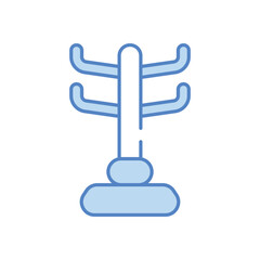 Coat Hanger vector icon stock illustration
