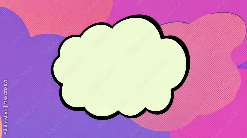 Aufkleber A white circle with a black border. The circle is in the middle of a colorful background. There is no text on the circle