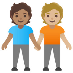 Holding Hands Couple