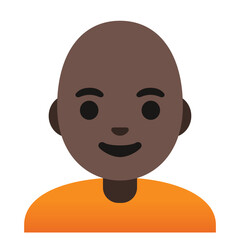 Smiling Bald Person