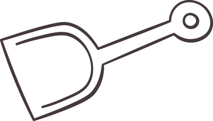 Sketch Line Shovel Kids Toy