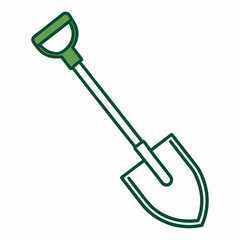shovel vector illustration