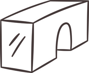 Sketch Line Arch Block Toy
